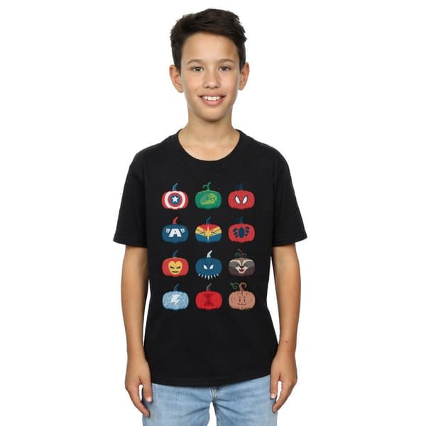 Marvel Pojkar Avengers Pumpkin Icons T-shirt