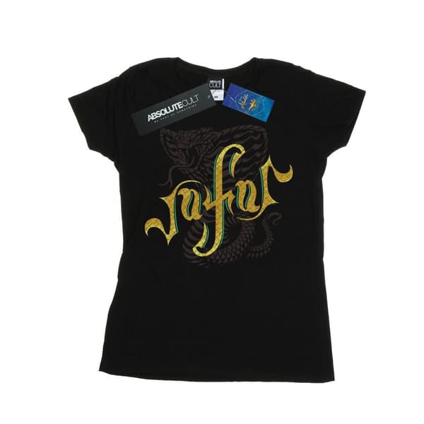 Disney Womens/Ladies Aladdin Movie Jafar Snake Logo Cotton T-Shirt