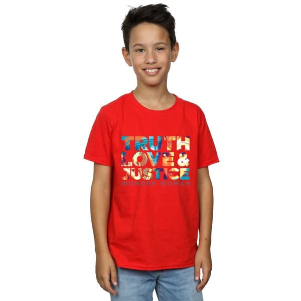 DC Comics Boys Wonder Woman 84 Diana Truth Love Justice T-Shirt