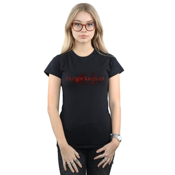 A Nightmare On Elm Street Womens/Ladies Freddy Nametag Cotton T-Shirt