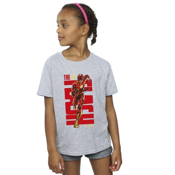 DC Comics The Flash Dash bomulls-T-shirt för flickor