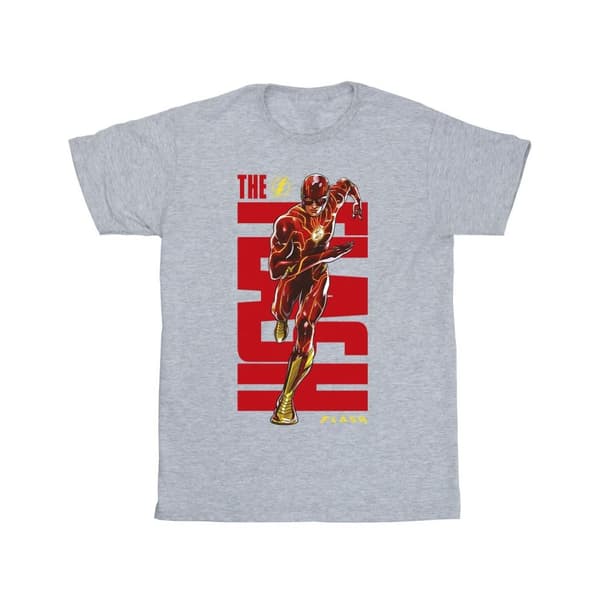 DC Comics The Flash Dash bomulls-T-shirt för flickor
