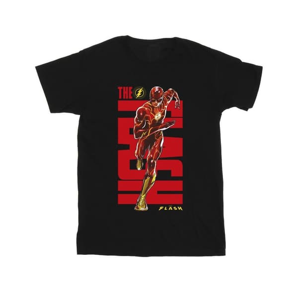 DC Comics The Flash Dash bomulls-T-shirt för flickor