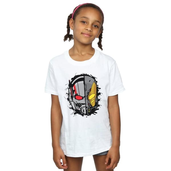 Marvel Girls Ant-Man Split Helmet Cotton T-Shirt