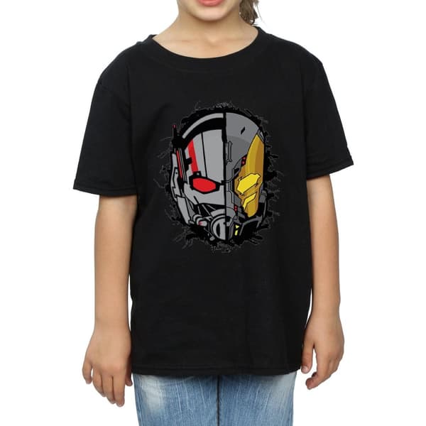 Marvel Girls Ant-Man Split Helmet Cotton T-Shirt