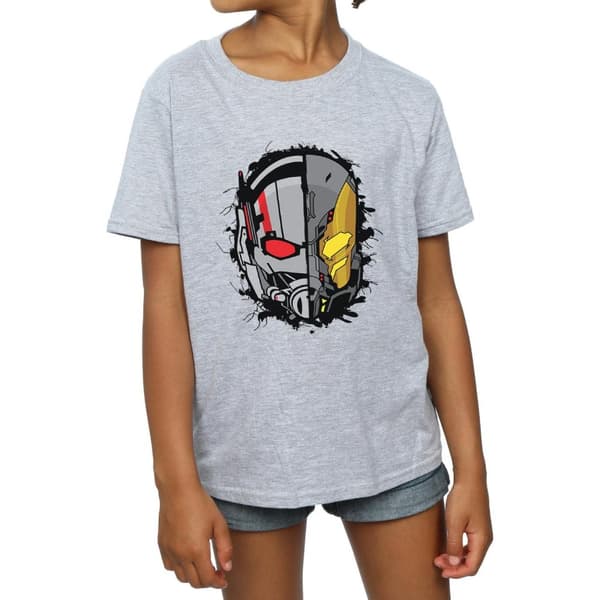 Marvel Girls Ant-Man Split Helmet Cotton T-Shirt