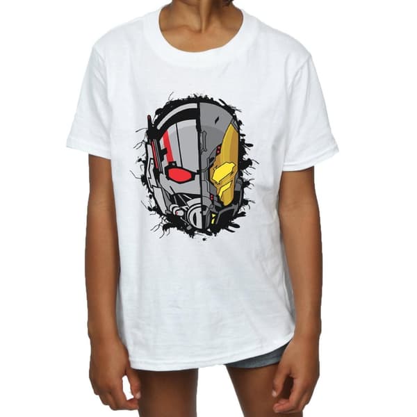 Marvel Girls Ant-Man Split Helmet Cotton T-Shirt