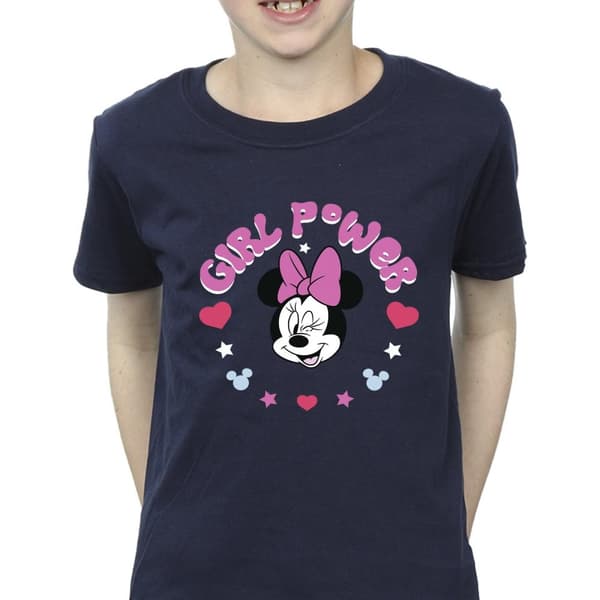 Disney Boys Minnie Mouse Girl Power T-Shirt