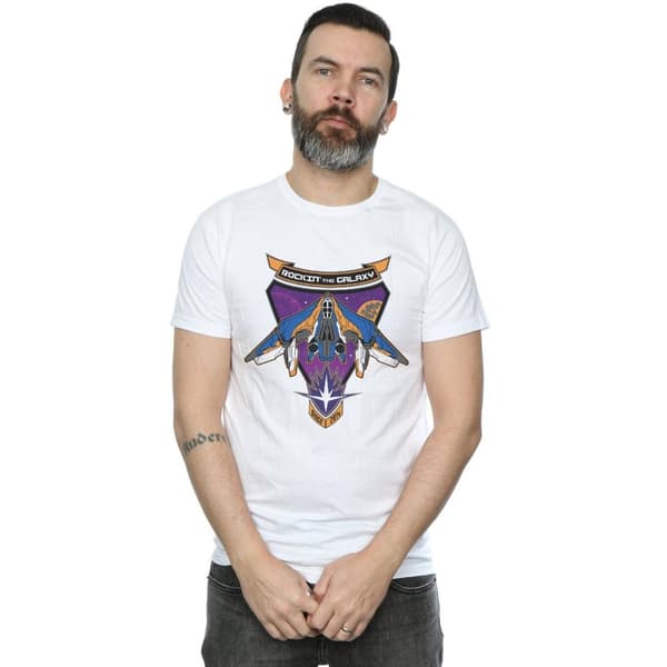 Marvel Mens Guardians Of The Galaxy Rockin´ Milano T-Shirt