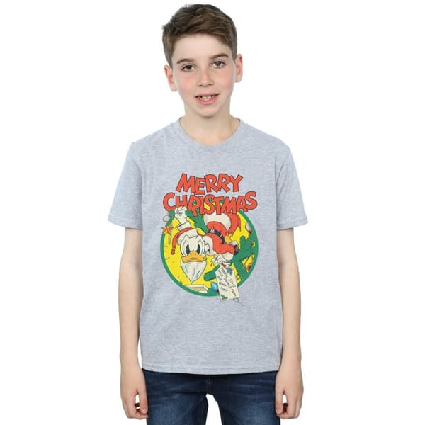 Disney Boys Donald Duck Merry Christmas T-Shirt