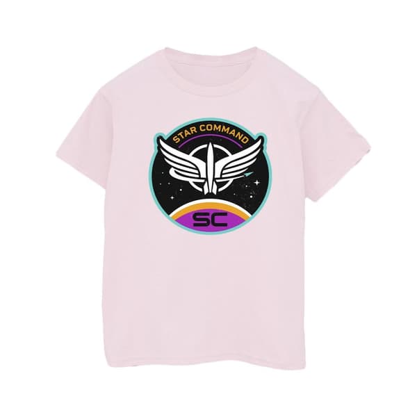 Disney Womens/Ladies Lightyear Star Command Circle Cotton Boyfriend T-Shirt