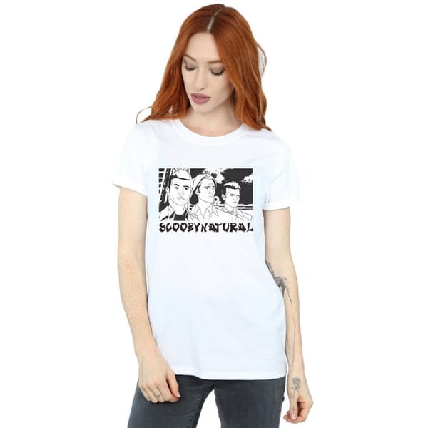 Scoobynatural Dam/Tjej Take Away Boyfriend T-shirt i bomull