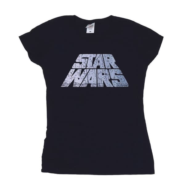 Star Wars Womens/Ladies Silver Logo Cotton T-Shirt