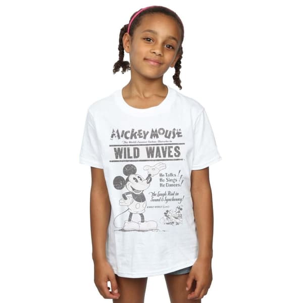 Disney Musse Pigg Making Waves T-shirt i bomull för flickor