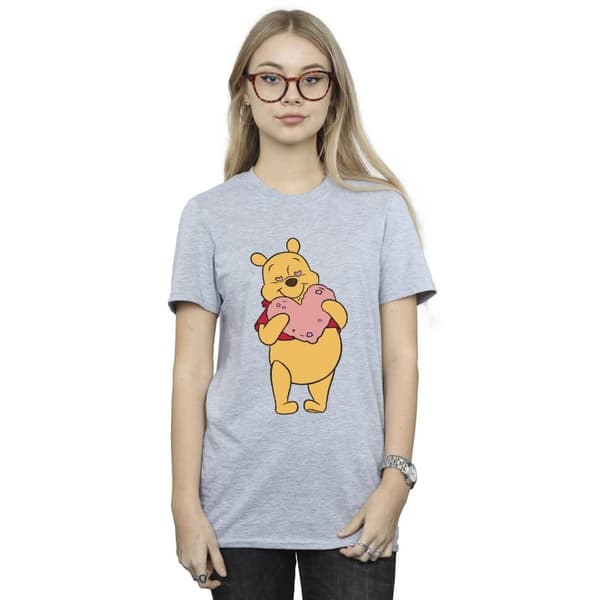 Disney Womens/Ladies Winnie The Pooh Heart Eyes Cotton Boyfriend T-Shirt
