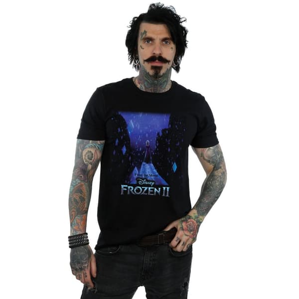 Disney Mens Frozen 2 Elsa Diamond Elements T-Shirt