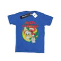 Miniatyrbild 1 av 3: Disney Dam/Tjej Kalle Anka God Jul Bomull Boyfriend T-shirt