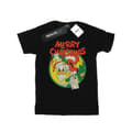Miniatyrbild 1 av 3: Disney Dam/Tjej Kalle Anka God Jul Bomull Boyfriend T-shirt