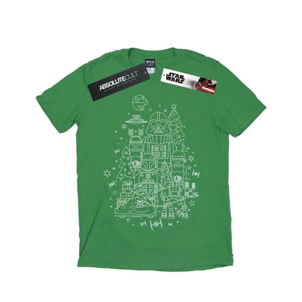 Star Wars Womens/Ladies Empire Christmas Cotton Boyfriend T-Shirt