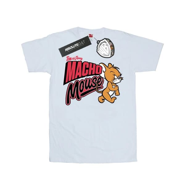 Tom And Jerry Womens/Ladies Macho Mouse Cotton Boyfriend T-Shirt