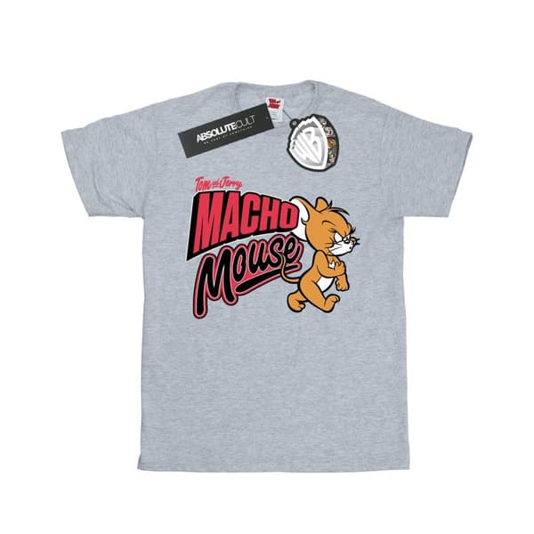 Tom And Jerry Womens/Ladies Macho Mouse Cotton Boyfriend T-Shirt