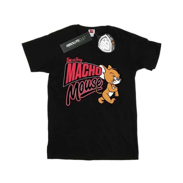 Tom And Jerry Womens/Ladies Macho Mouse Cotton Boyfriend T-Shirt
