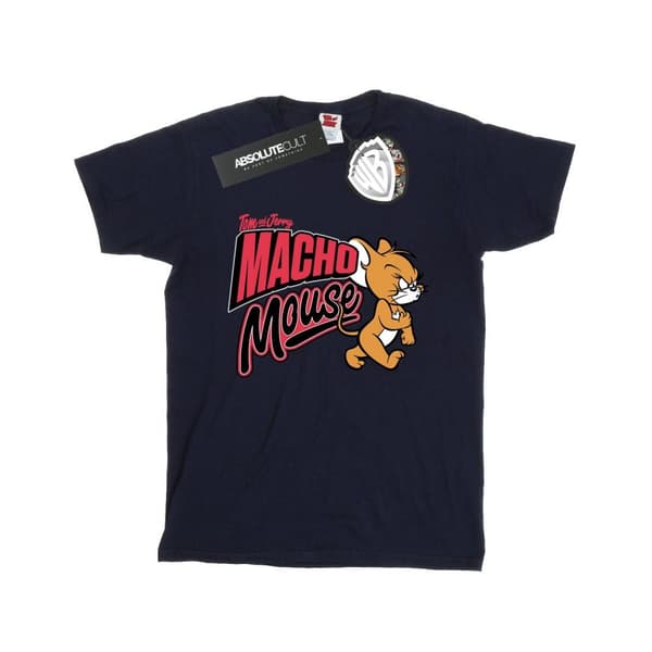 Tom And Jerry Womens/Ladies Macho Mouse Cotton Boyfriend T-Shirt