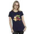 Miniatyrbild 2 av 3: Disney Dam/Tjej Winnie The Pooh Ho Ho Ho Halsduk Bomulls-T-shirt