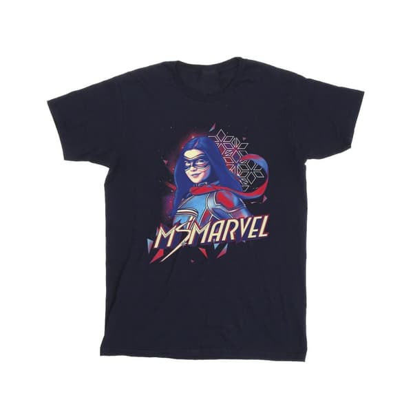 Marvel Boys Ms Marvel Face Fade T-Shirt