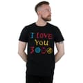 Miniatyrbillede 2 af 3: Marvel Mens Avengers Endgame I Love You 3000 Crayons T-Shirt