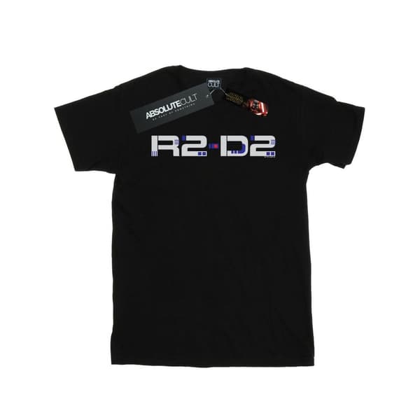 Star Wars Girls The Rise Of Skywalker R2-D2 T-shirt med textlogotyp i bomull