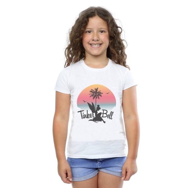 Disney Tinker Bell Sunset T-shirt i bomull för flickor