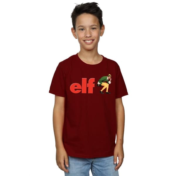 Elf T-shirt med crouching-logotyp för pojkar