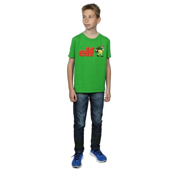 Elf T-shirt med crouching-logotyp för pojkar