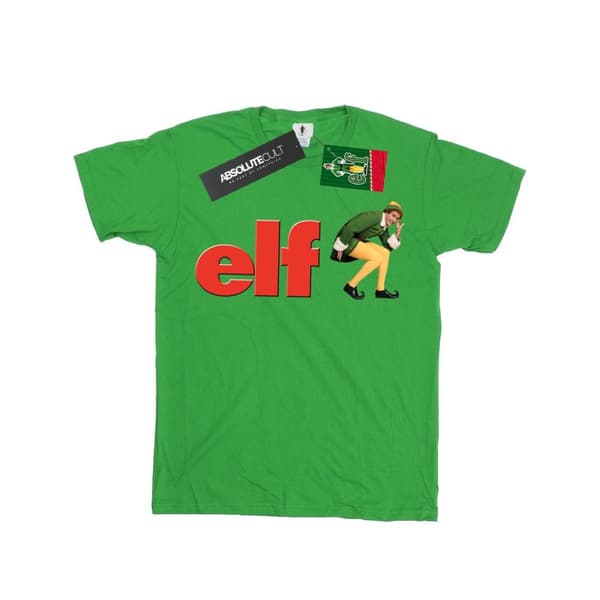 Elf T-shirt med crouching-logotyp för pojkar