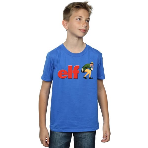 Elf T-shirt med crouching-logotyp för pojkar