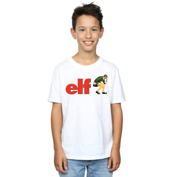 Elf T-shirt med crouching-logotyp för pojkar