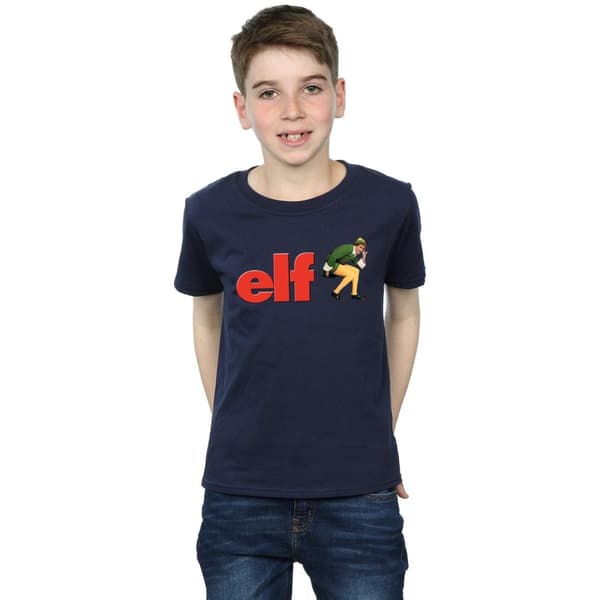 Elf Boys Crouching Logo T-Shirt