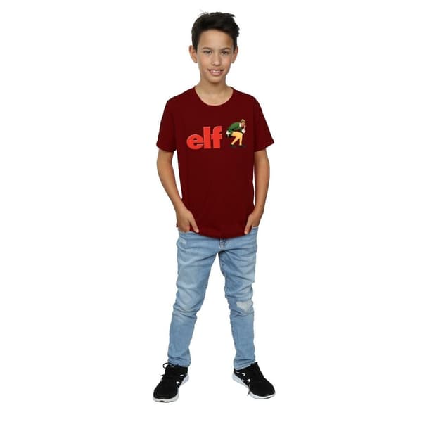 Elf Boys Crouching Logo T-Shirt