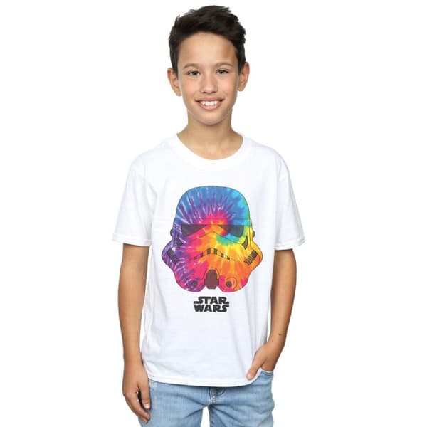 Star Wars Boys Stormtrooper Saturn Helmet T-Shirt