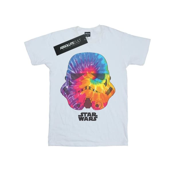 Star Wars Boys Stormtrooper Saturn Helmet T-Shirt White 5-6 Years
