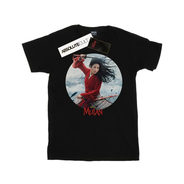 Disney T-shirt med svärdsposter från Mulan-filmen för pojkar