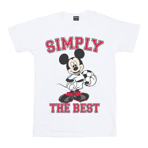 Disney Musse Pigg Simply The Best T-shirt i bomull för flickor White 9-11 Years