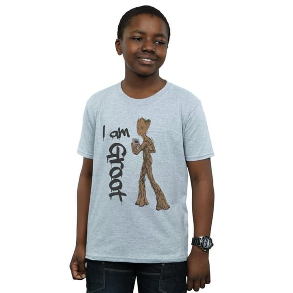 Marvel Pojkar Avengers Infinity War Graffiti Groot T-shirt