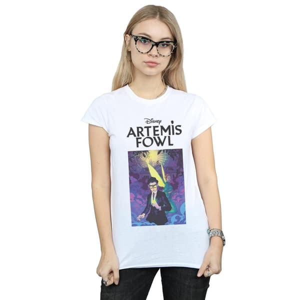 Disney Womens/Ladies Artemis Fowl Book Cover Cotton T-Shirt
