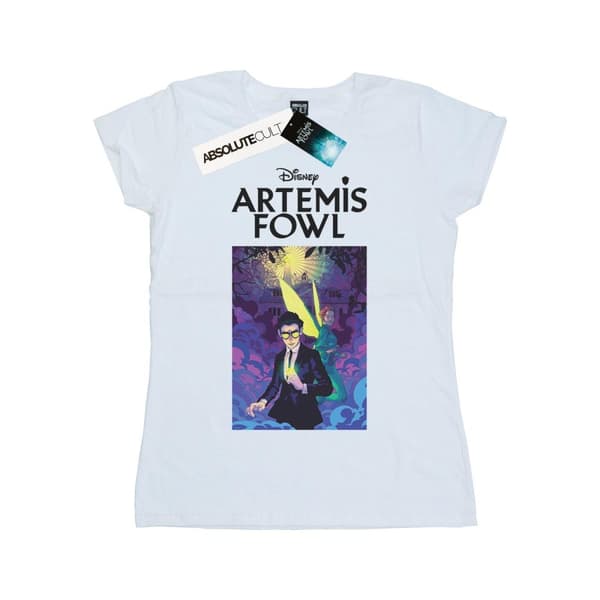 Disney Womens/Ladies Artemis Fowl Book Cover Cotton T-Shirt