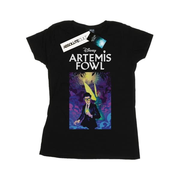 Disney Womens/Ladies Artemis Fowl Book Cover Cotton T-Shirt