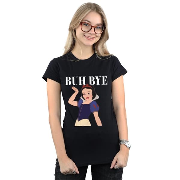 Disney Dam/Tjej Prinsessan Snövit Buh Bye T-shirt i bomull