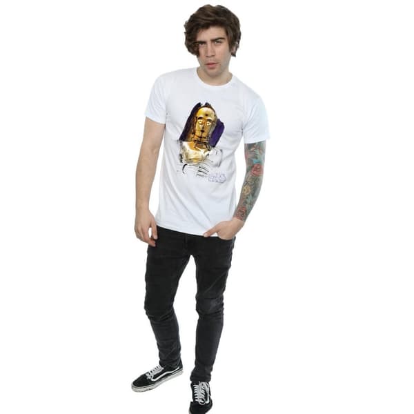 Star Wars C-3PO-borstad t-shirt från De sista jediriddarna