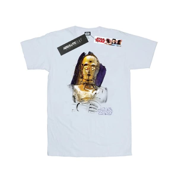 Star Wars C-3PO-borstad t-shirt från De sista jediriddarna